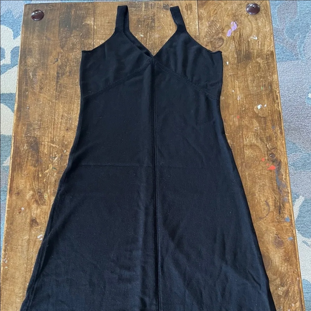 NWT New J Crew Women’s Merino Wool Slip Dress Small Black BG441